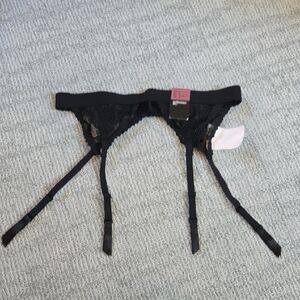Black Lace Garter Belt